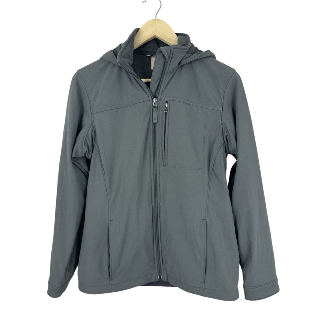 Duluth Trading Women's Coat Fleece Lined Hooded Jacket Gray Size XS